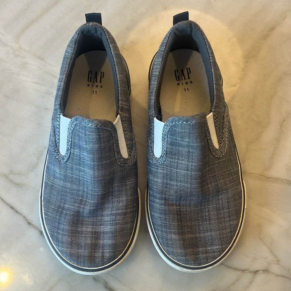GAP kids Chambray Slip-on Sneakers